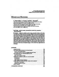 molecular machines - Semantic Scholar