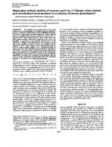 Molecular orbital studies of enzyme activity: I ... - Semantic Scholar