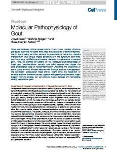 Molecular Pathophysiology of Gout