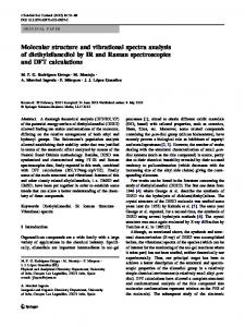 Molecular structure and vibrational spectra analysis of ... - Springer Link