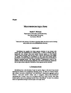 molybdenum aqua ions