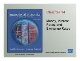 Money, Interest Rates, And Exchange Rates