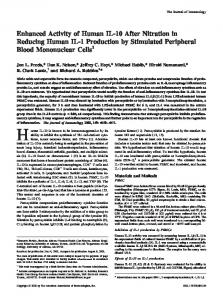 Mononuclear Cells Production by Stimulated Peripheral Blood ...