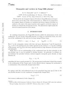 Monopoles and vortices in Yang-Mills plasma