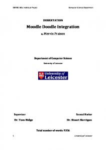 Moodle Doodle Integration