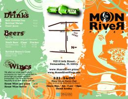 Moon River menu- Fern - Moon River Pizza