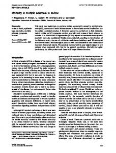 Mortality in multiple sclerosis: a review - Wiley Online Library