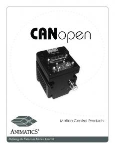 Motion Control Products - Animatics Corporation