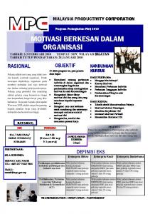 MOTIVASI BERKESAN DALAM ORGANISASI