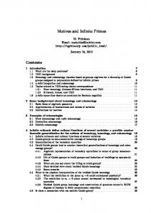 Motives and Infinite Primes