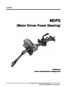 Motor Driven Power Steering