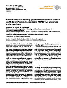 MPAS - Geosci. Model Dev.