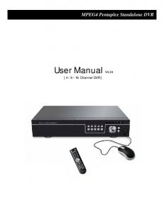 MPEG4 Pentaplex Standalone DVR 1