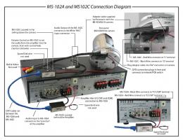 MS-102A and MS102C Connection Diagram