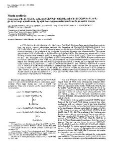 Mucin synthesis - Wiley Online Library