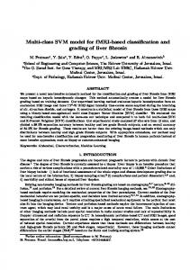 Multi-class SVM model for fMRI-based