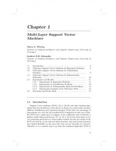 Multi-Layer Support Vector Machines