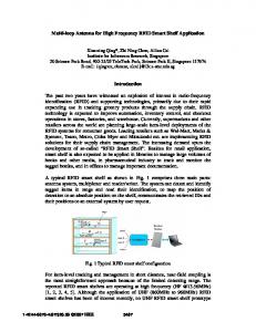 Multi-loop Antenna for High Frequency RFID Smart ... - IEEE Xplore