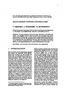 MULTI-ROBOT SYSTEM CONTROLLERS