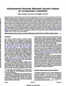 Multicomponent Nonlinear Stochastic Dynamic Analysis by Tail ...