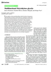 Multifunctional Poly(ethylene glycol)s