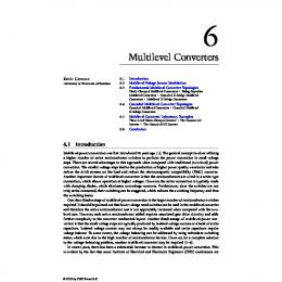 Multilevel Converters