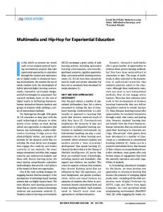 Multimedia and Hip-Hop for Experiential Education ... - IEEE Xplore