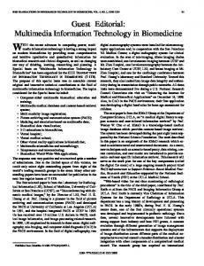 multimedia information technology in biomedicine ... - IEEE Xplore