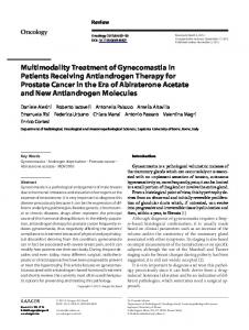 Multimodality Treatment of Gynecomastia in Patients