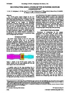 Multipacting Simulations of TTF-III Coupler Components