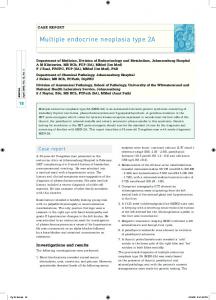 Multiple endocrine neoplasia type 2A