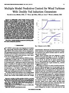 Multiple Model Predictive Control for Wind Turbines With ... - IEEE Xplore