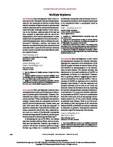 Multiple Myeloma