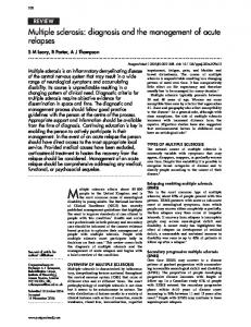 Multiple sclerosis - Europe PMC