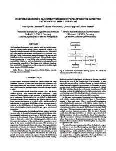 MULTIPLE SEQUENCE ALIGNMENT BASED ... - Uni Bielefeld