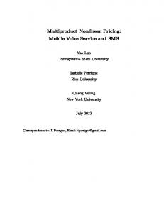 Multiproduct Nonlinear Pricing - Semantic Scholar