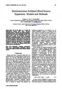 Multiresolution Subband Blind Source Separation - Semantic Scholar