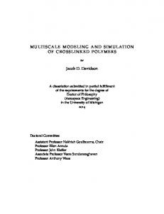 MULTISCALE MODELING AND SIMULATION OF