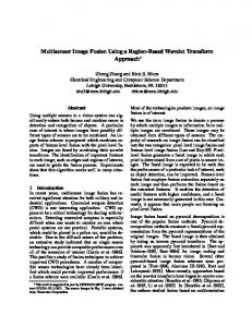 Multisensor Image Fusion Using a Region-Based