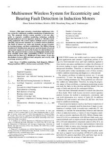 Multisensor Wireless System for Eccentricity and ... - IEEE Xplore