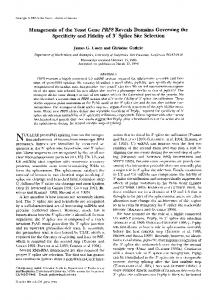 Mutagenesis of the Yeast Gene PW8 Reveals ... - Semantic Scholar