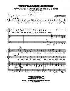 My God Is Rock SATB.mus - Kallman, Daniel