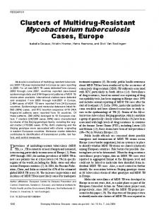 Mycobacterium tuberculosis - Centers for Disease Control and ...