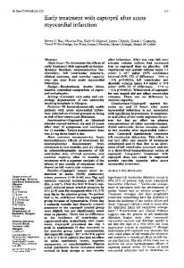 myocardial infarction - Europe PMC