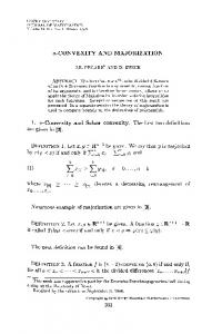 n-CONVEXITY AND MAJORIZATION 1. n-Convexity ... - Project Euclid