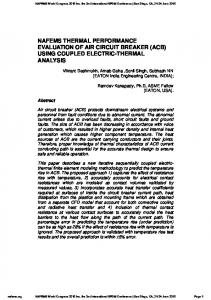 nafems thermal performance evaluation of air circuit ...