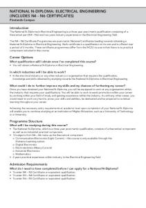 NATIONAL N-DIPLOMA: ELECTRICAL ENGINEERING (INCLUDES ...