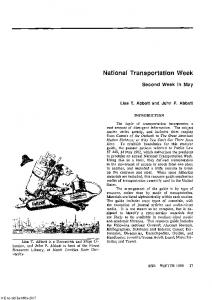 National Transportation Week