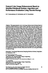 Natural Color Image Enhancement Based on Modified ... - Springer Link