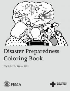 Natural Disaster Preparedness Coloring Book